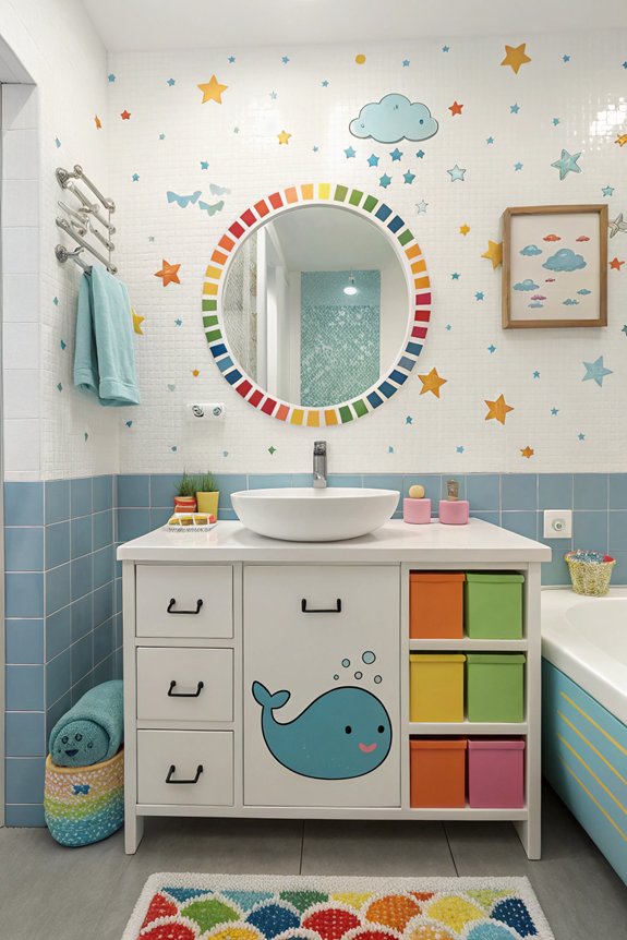 whimsical kids bathroom designs