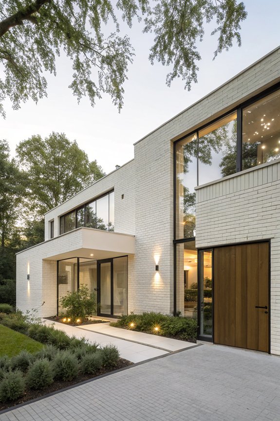 white brick modern elegance