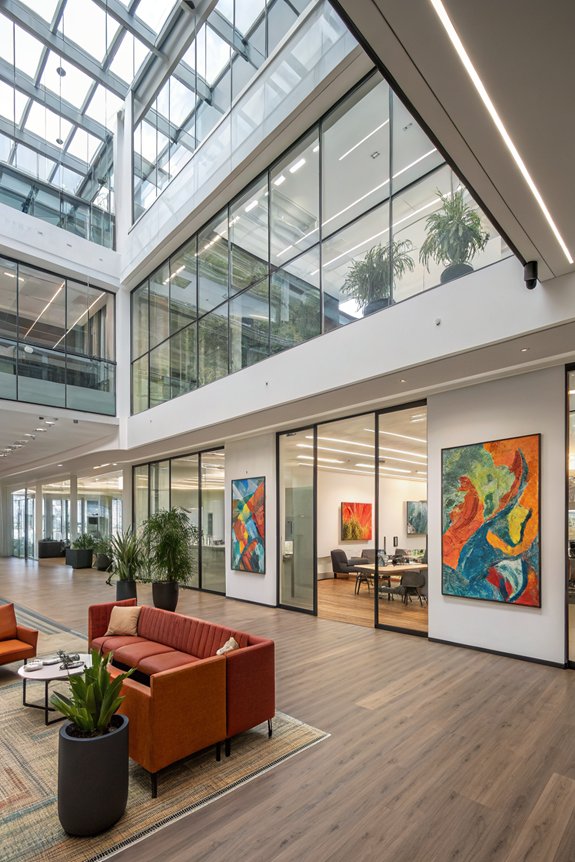 art enhances workplace creativity
