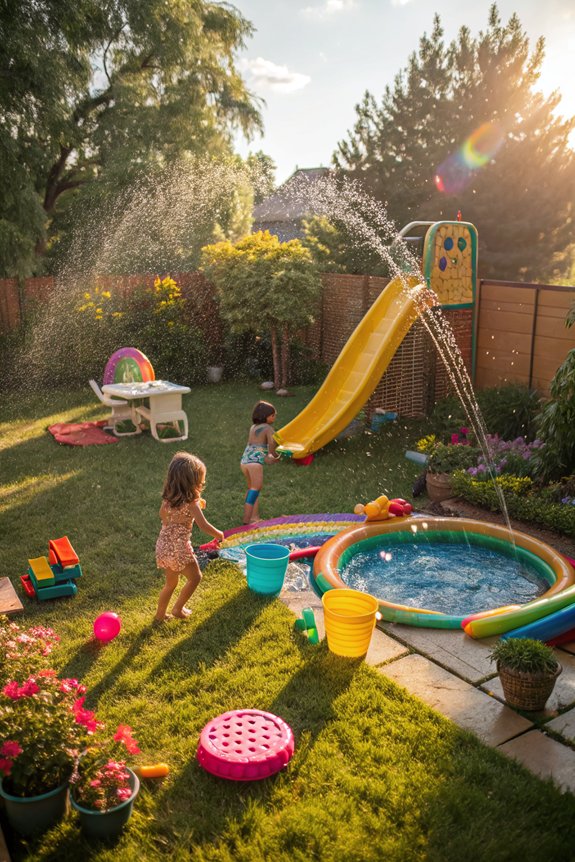 backyard water play oasis