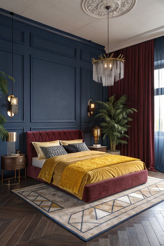 bold color blocking style