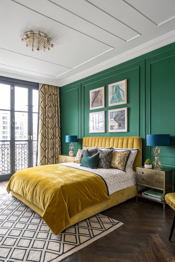 bold color schemes transform spaces