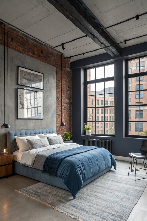 bold industrial color palette