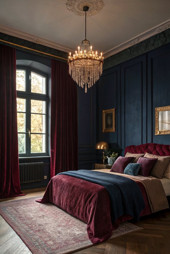 bold lighting enhances ambiance