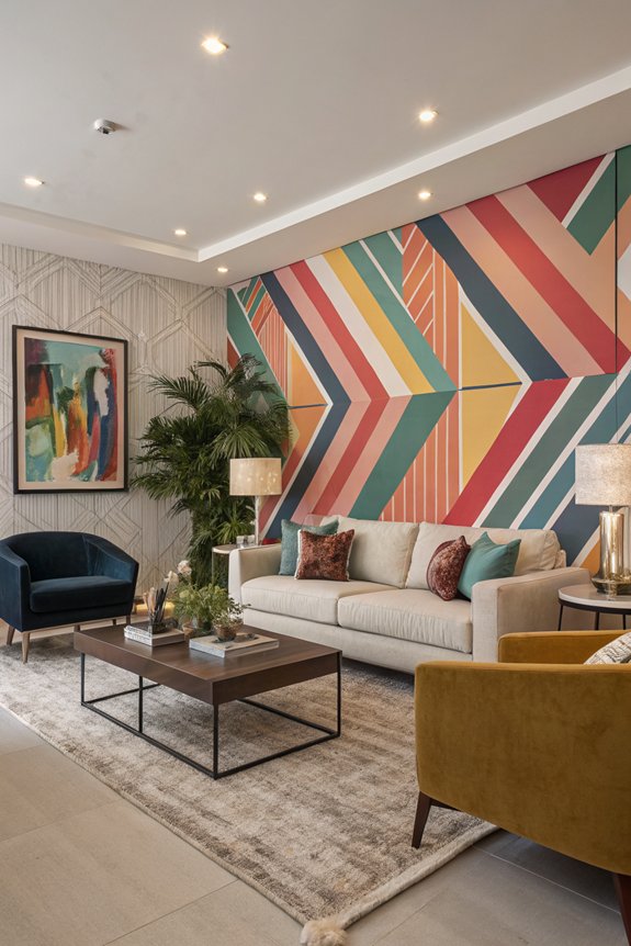 bold wallpaper for transformation
