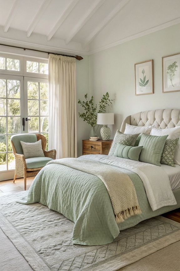 calming color palette transformation