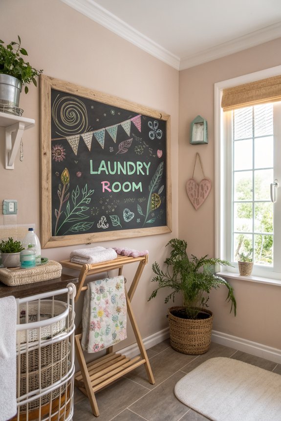 chalkboard for organized reminders