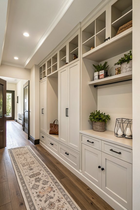 clever hallway storage solutions