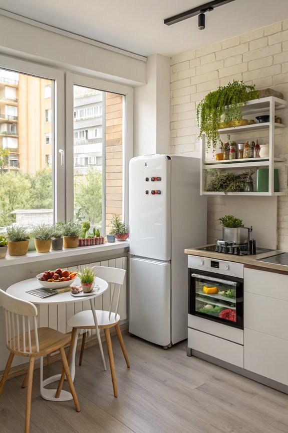 compact appliances save space