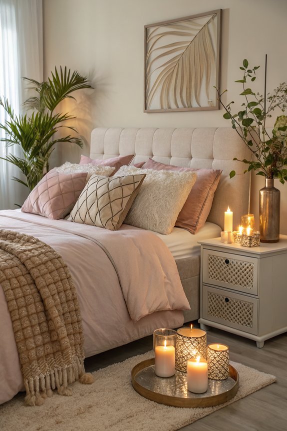 cozy ambiance with candles