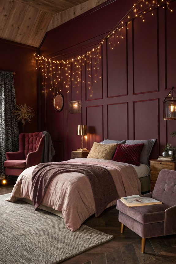 cozy atmosphere with lighting