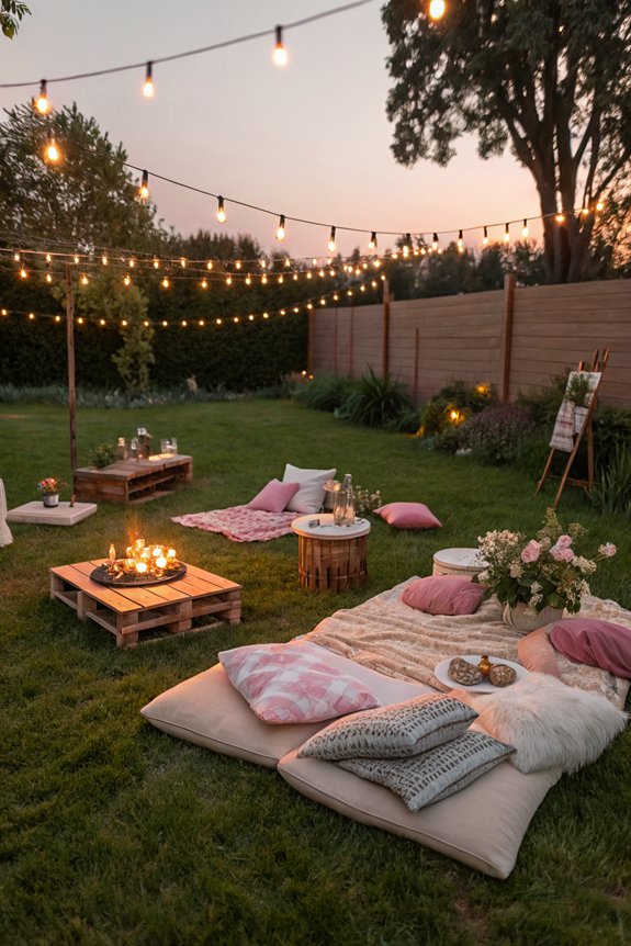 cozy blankets and pillows