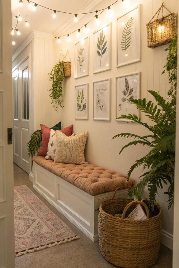 cozy hallway seating ideas