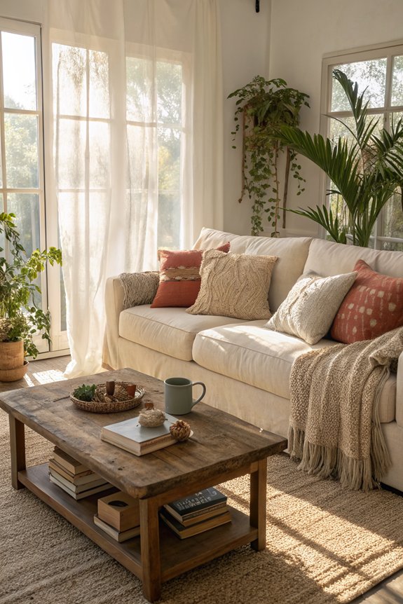 cozy inviting comfortable furniture