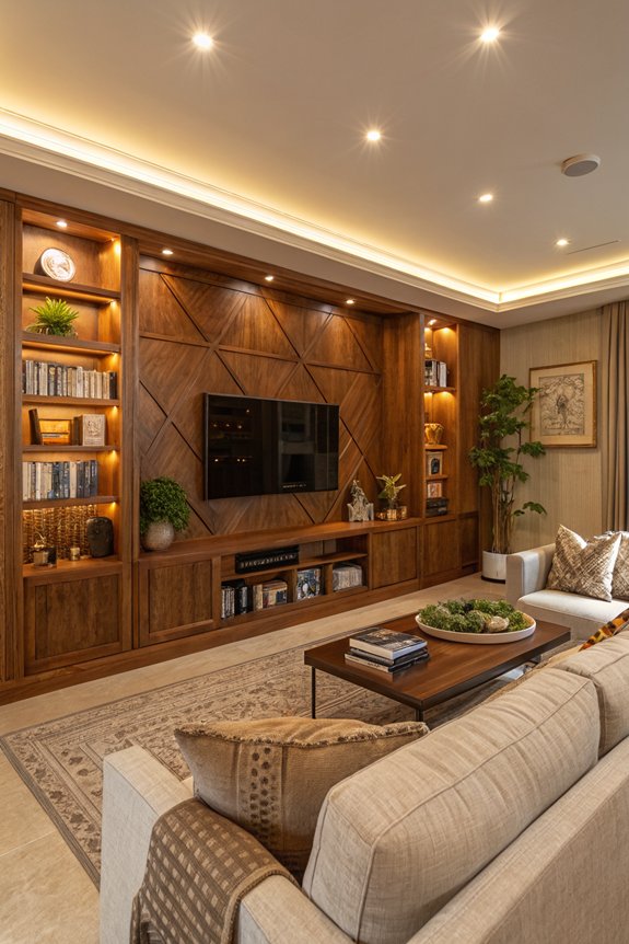 cozy inviting tv retreat