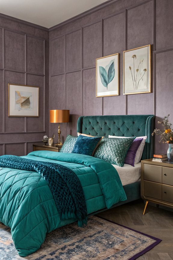 cozy jewel tones retreat