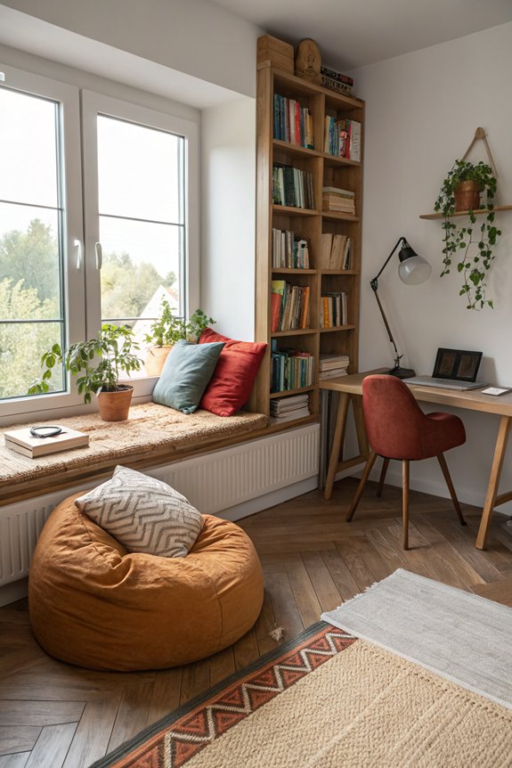 cozy nook for reading