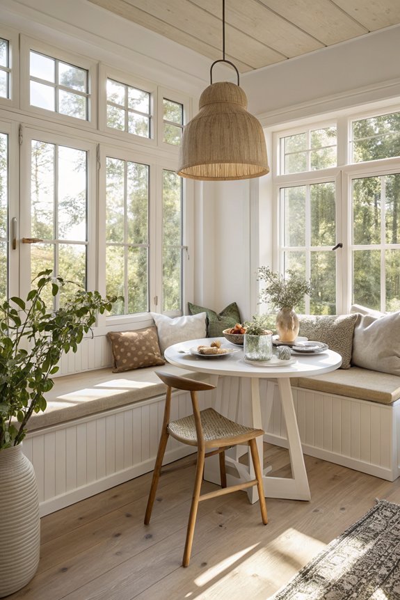 cozy nook with cushions