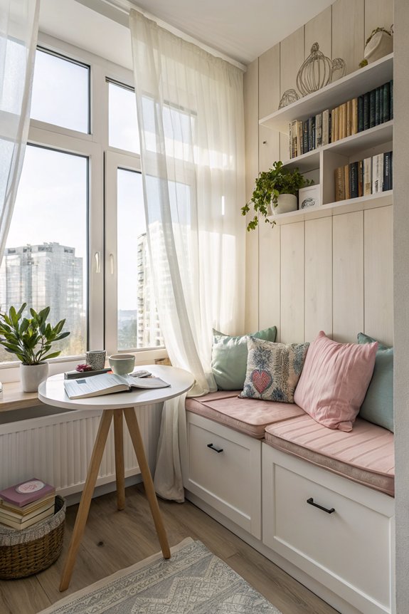 cozy nook with seating