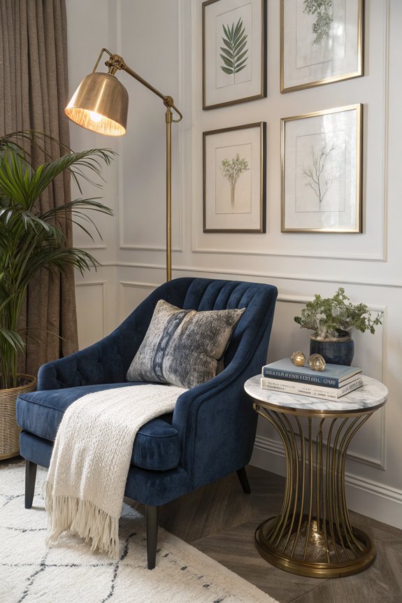 cozy reading nook design