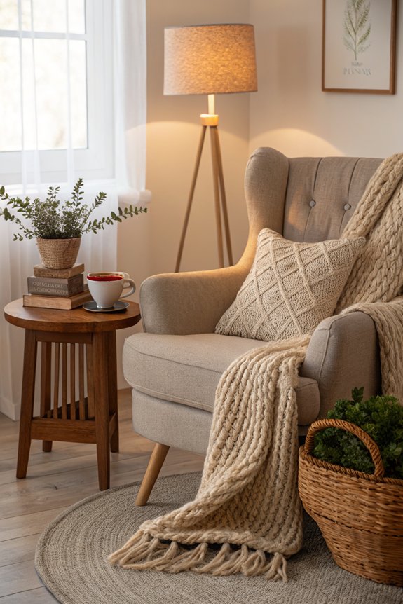 cozy relaxation corner design