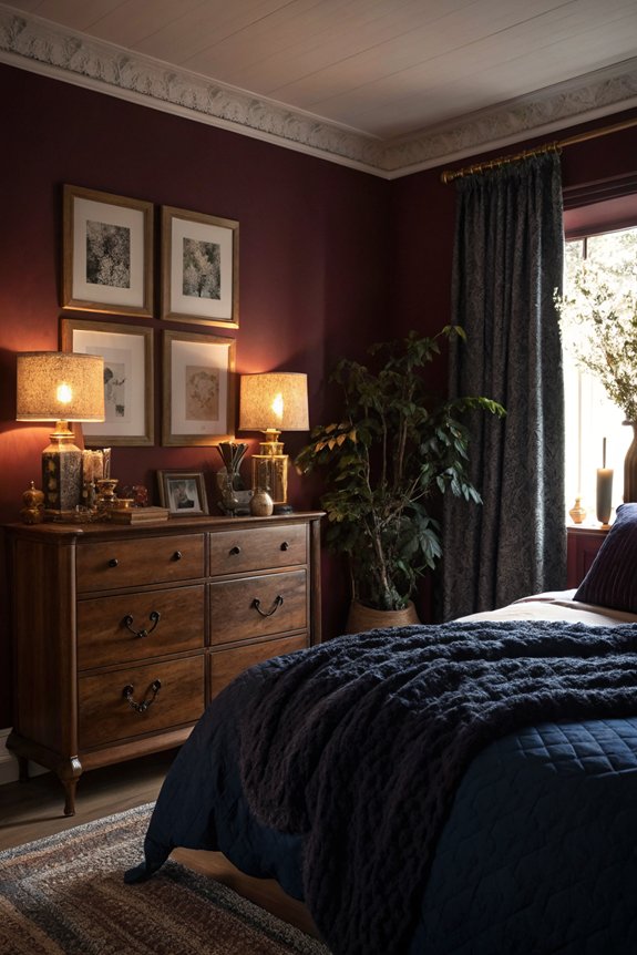 cozy retreat with mementos