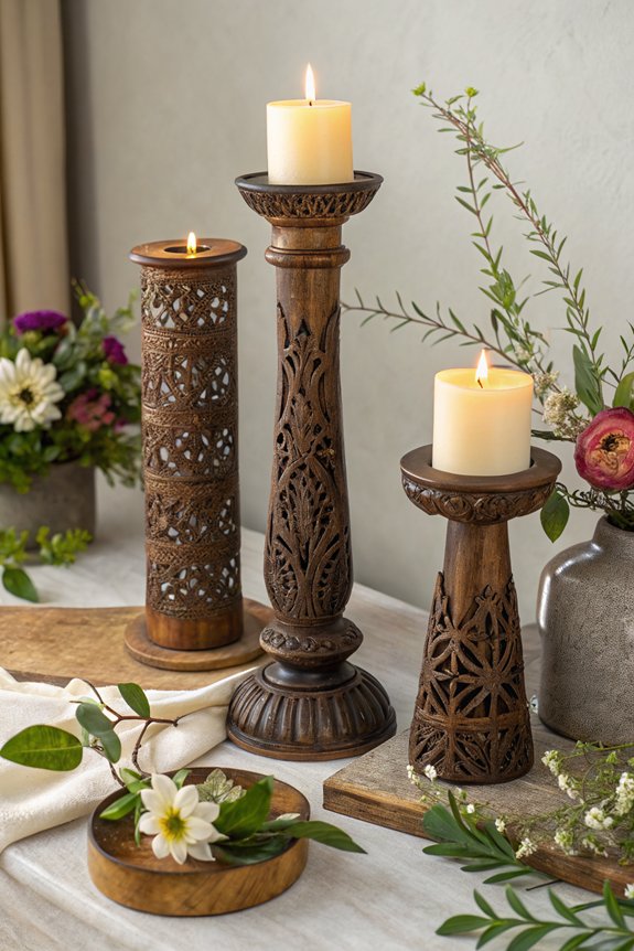 craft unique candle holders