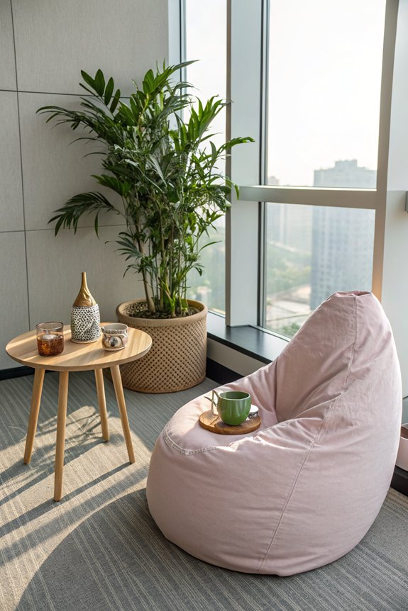 create a relaxation corner