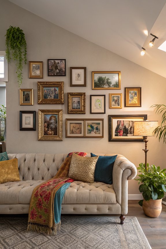 creative family photo displays