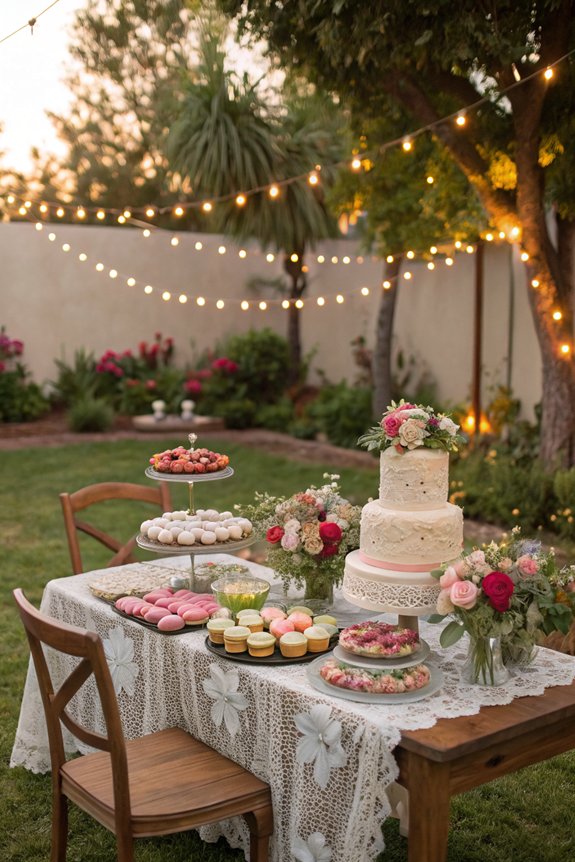 diy wedding dessert bar
