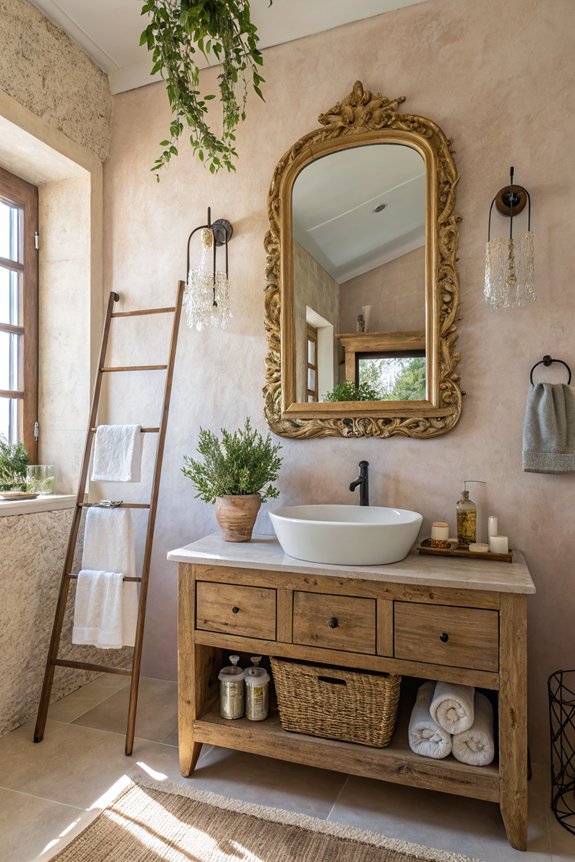 elevate bathroom with mirrors
