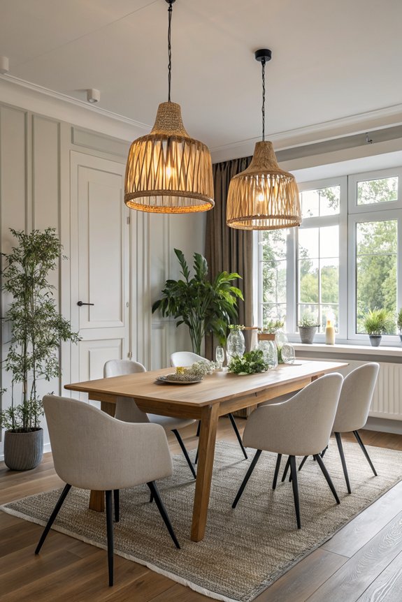 elevate dining with pendant lighting