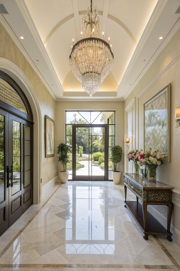 elevate entryway with lighting