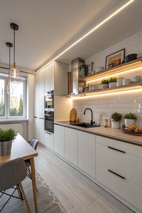 elevate kitchen with smart lighting
