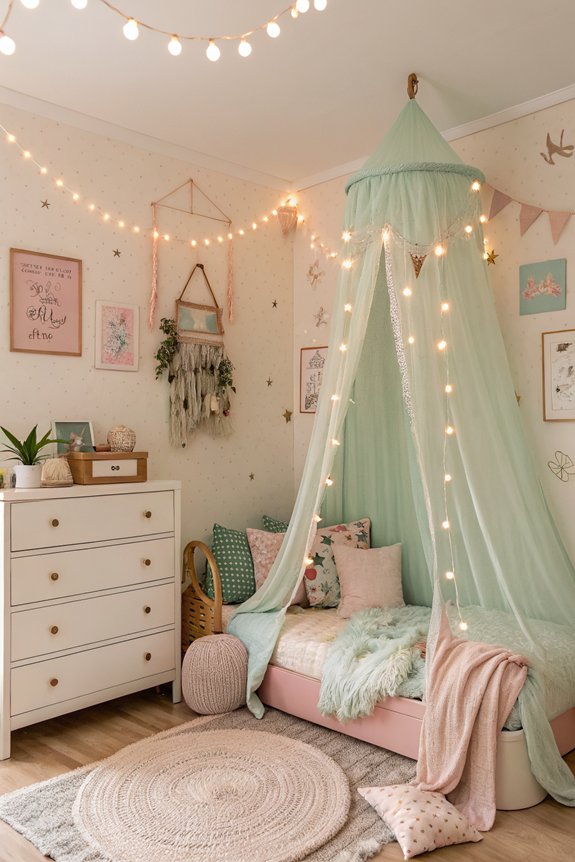 enchanting canopy bed retreat