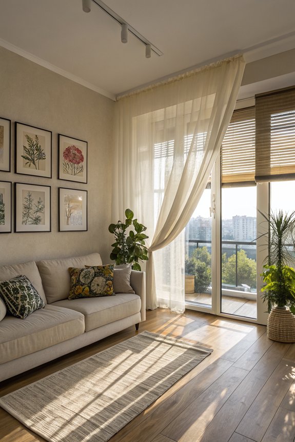 enhance aesthetic with window treatments