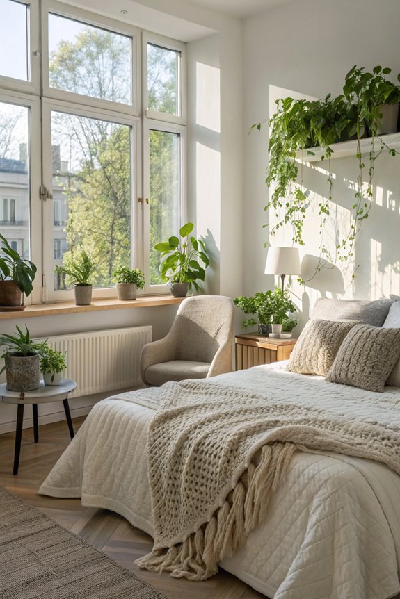 enhance decor with plants