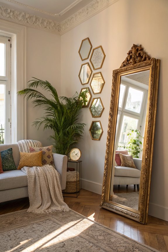 enhance light with mirrors