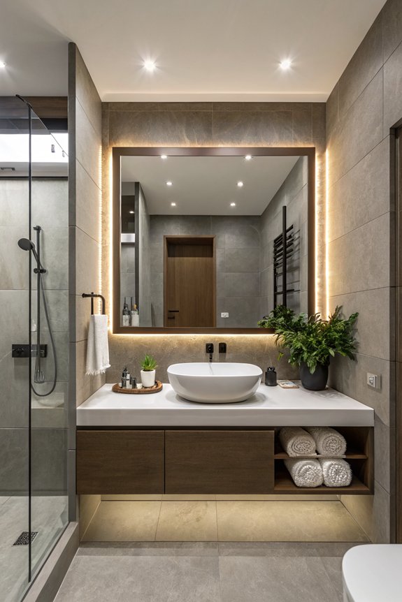 enhance space with mirrors
