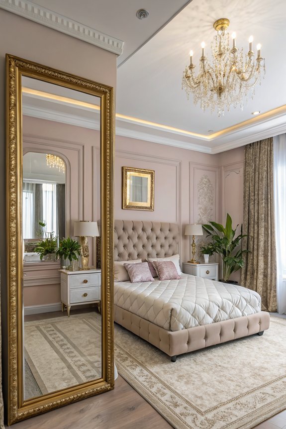 enhance space with mirrors