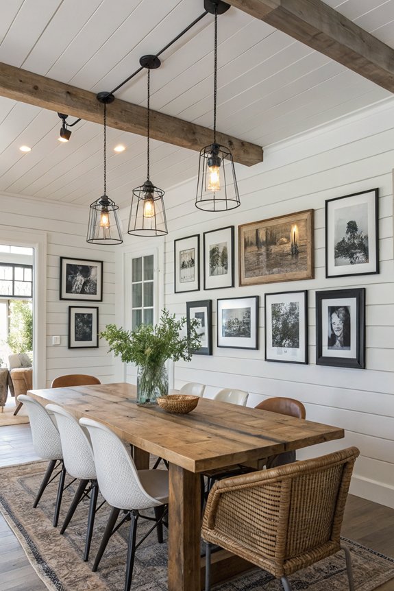 family photo gallery wall