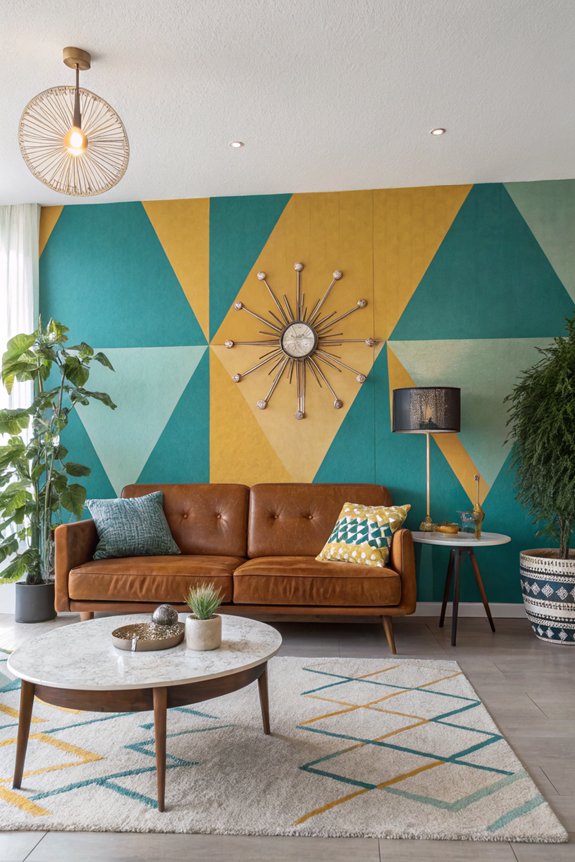 feature wall focal point