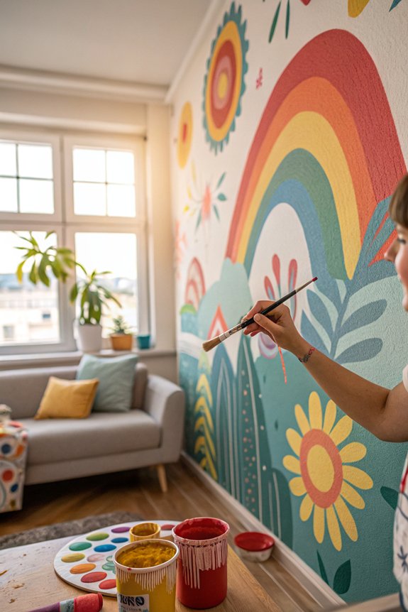 fixing mural painting mistakes