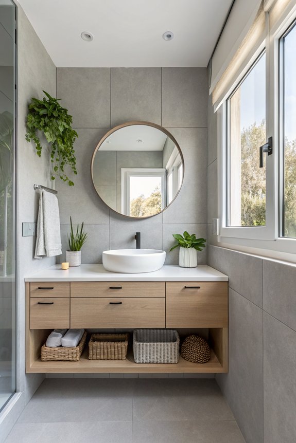 floating vanities enhance openness