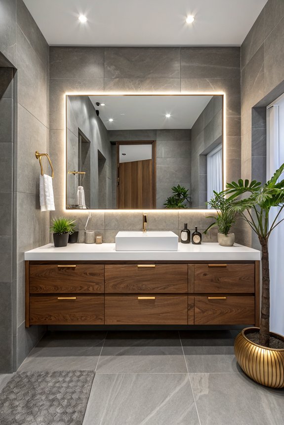 floating vanity modern elegance