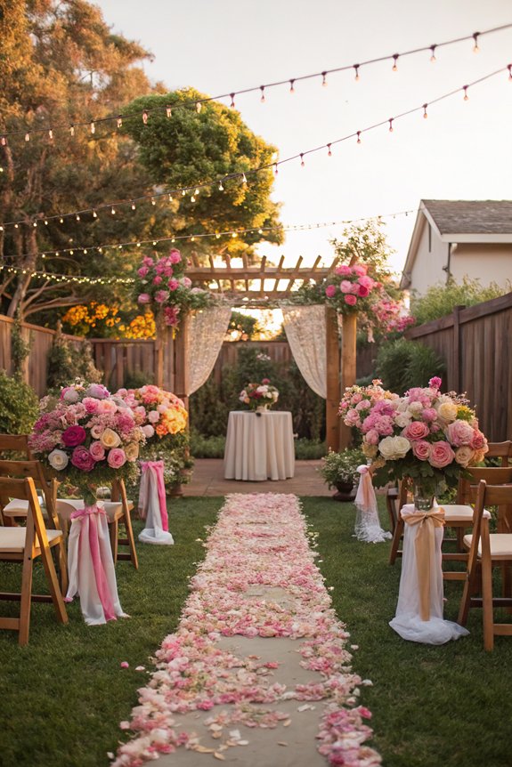 floral focal point design