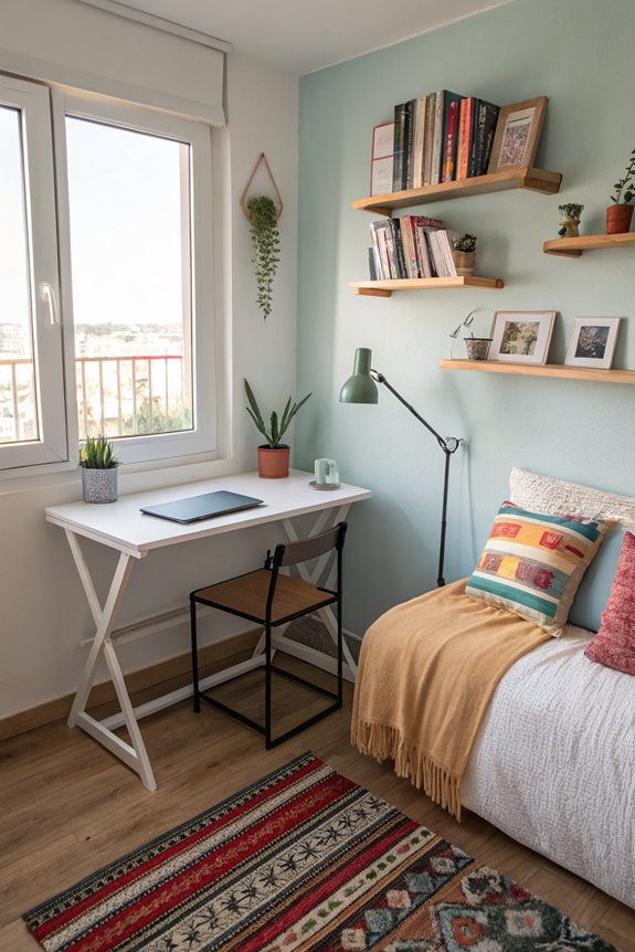 folding desk for flexibility