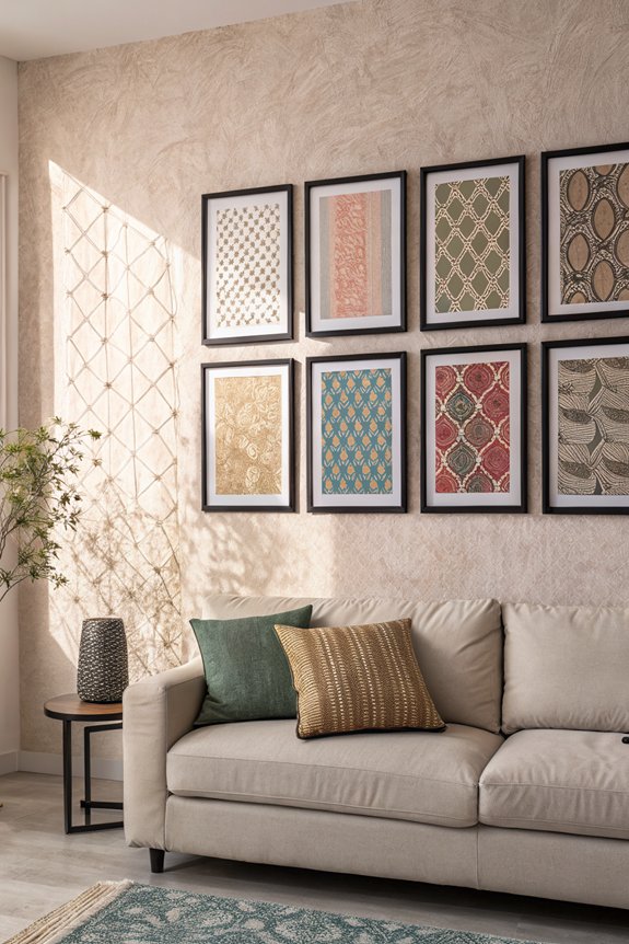 framed fabric swatch gallery