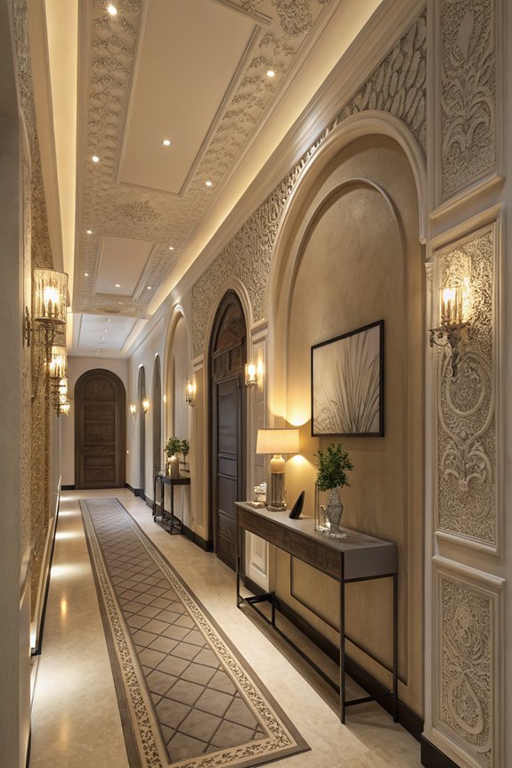 highlighting architectural features beautifully