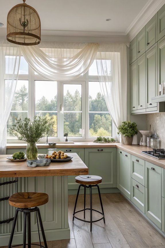 kitchen window treatment tips